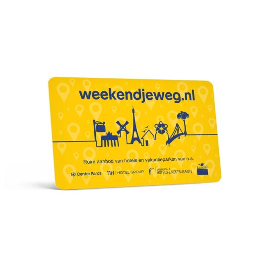 Gratis Weekendje Weg cadeaukaart tot 300 euro bij Essent