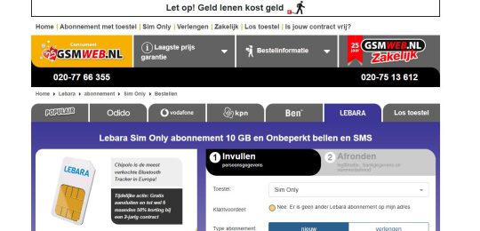 Gratis Chipolo One bluetooth tracker bij sim only van Lebara