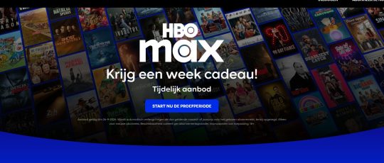 Gratis HBO Max cadeau voor een week