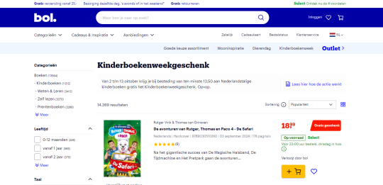 Gratis kinderboekenweekgeschenk 2024 bij Bol.com