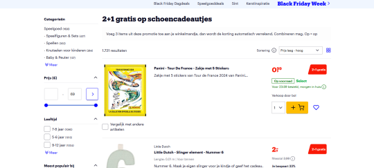 2+1 gratis op schoencadeautjes bij Bol.com